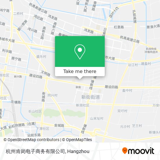 杭州肯岗电子商务有限公司 map