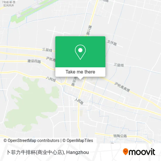 卜菲力牛排杯(商业中心店) map