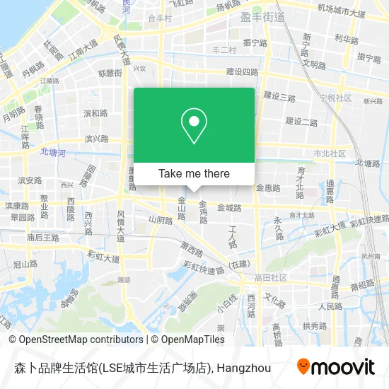 森卜品牌生活馆(LSE城市生活广场店) map