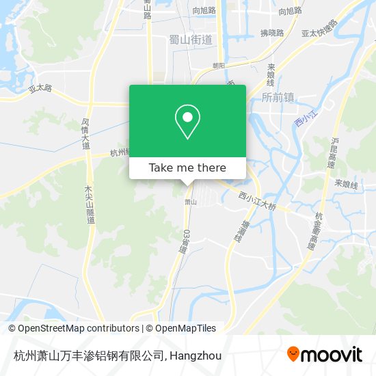 杭州萧山万丰渗铝钢有限公司 map
