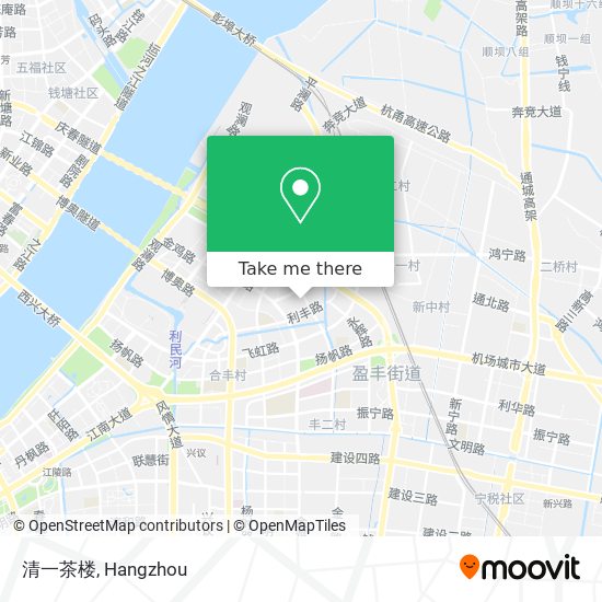 清一茶楼 map