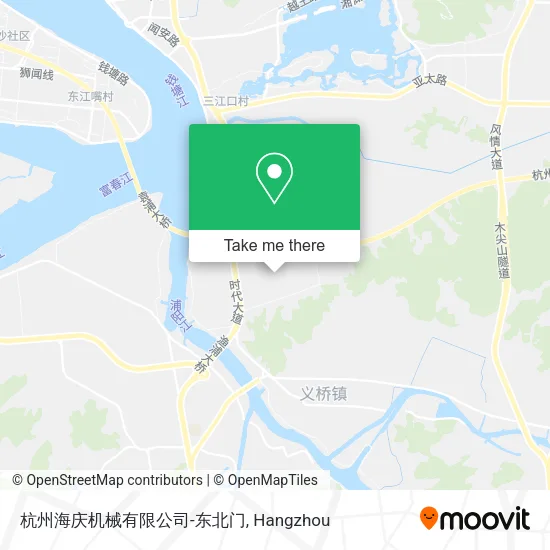 杭州海庆机械有限公司-东北门 map