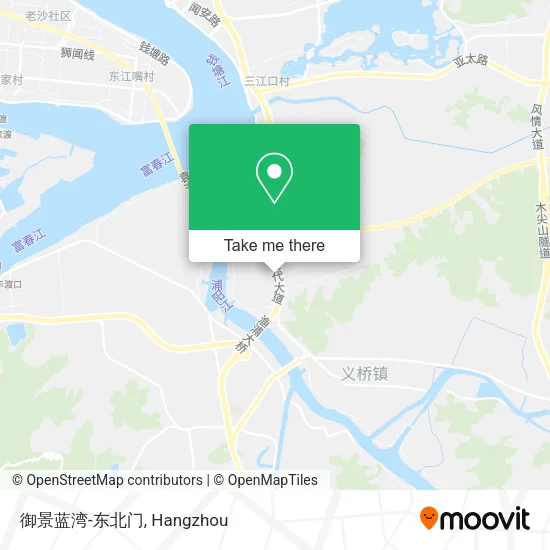 御景蓝湾-东北门 map