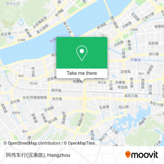 阿伟车行(滨康路) map