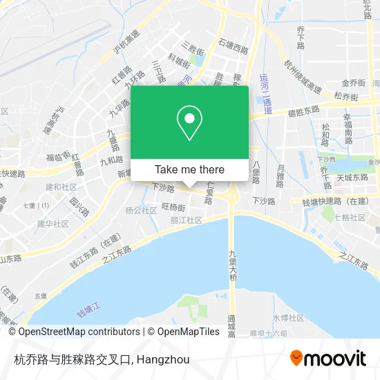 杭乔路与胜稼路交叉口 map