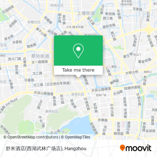 舒米酒店(西湖武林广场店) map