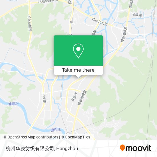 杭州华凌纺织有限公司 map