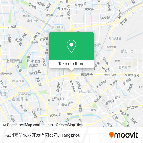 杭州嘉苗农业开发有限公司 map