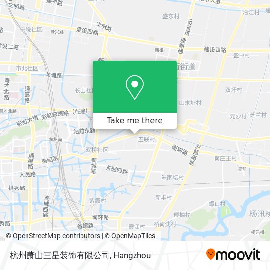 杭州萧山三星装饰有限公司 map
