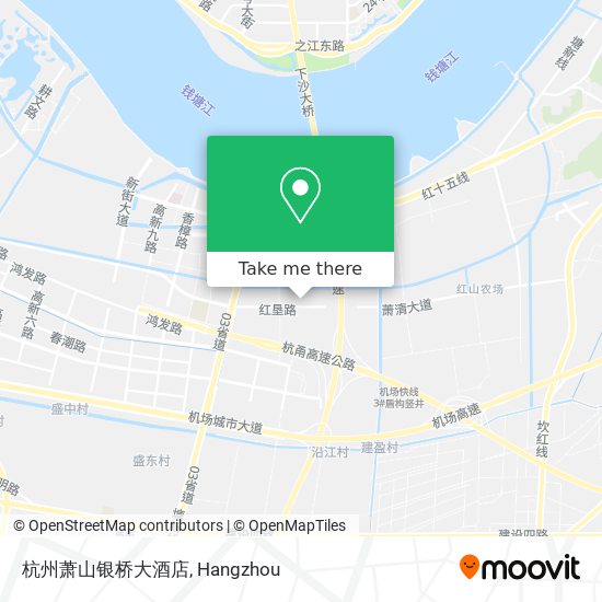 杭州萧山银桥大酒店 map