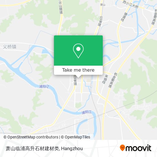 萧山临浦高升石材建材类 map