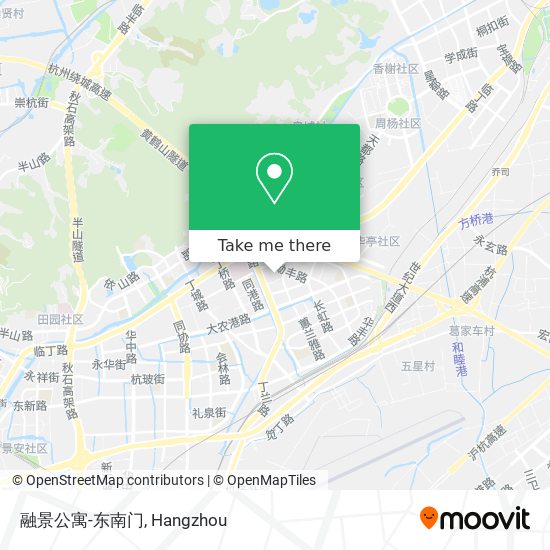 融景公寓-东南门 map