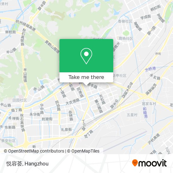 悦容荟 map