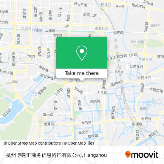 杭州博建汇商务信息咨询有限公司 map
