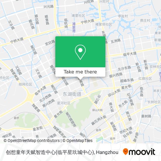 创想童年天赋智造中心(临平星玖城中心) map