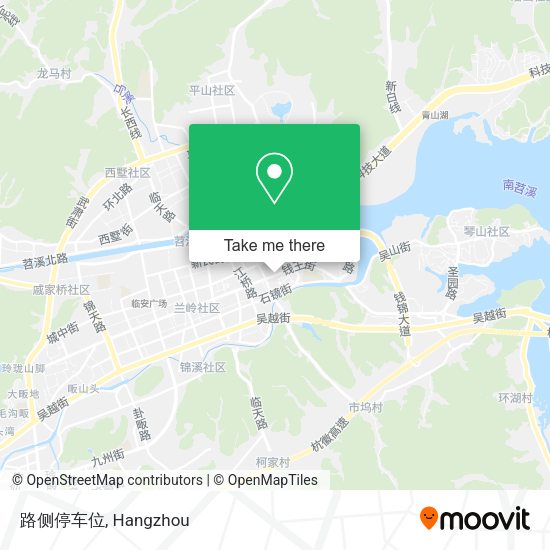 路侧停车位 map