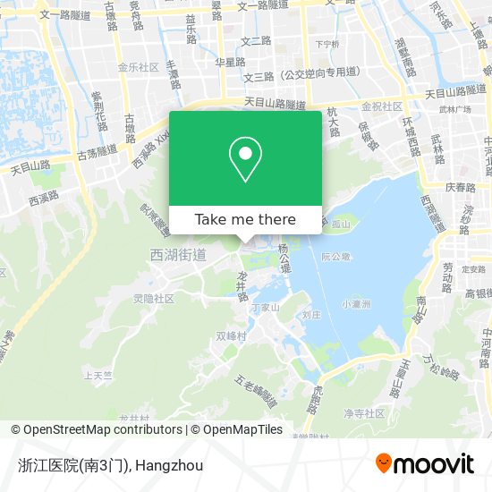 浙江医院(南3门) map