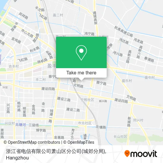 浙江省电信有限公司萧山区分公司(城郊分局) map