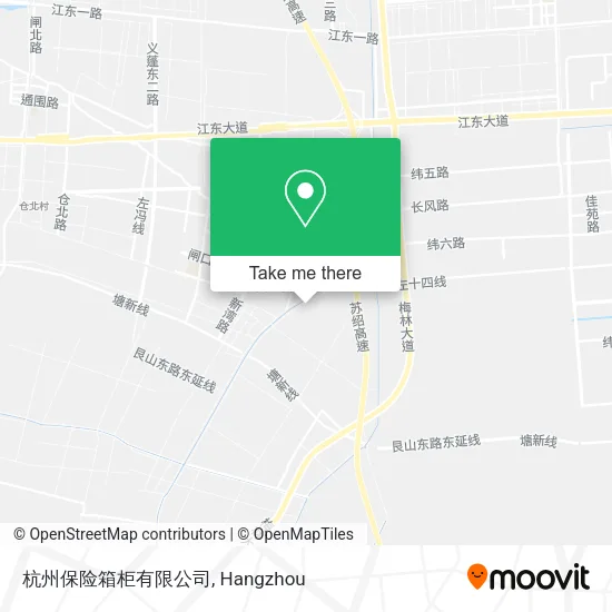 杭州保险箱柜有限公司 map