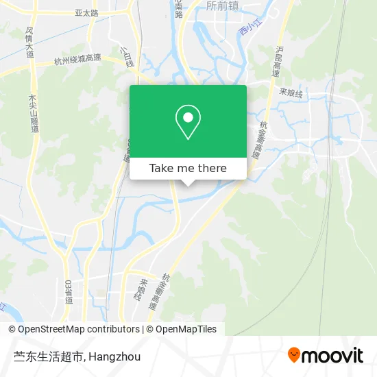 苎东生活超市 map
