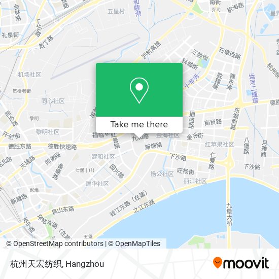 杭州天宏纺织 map