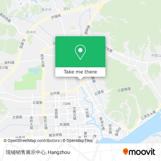现铺销售展示中心 map