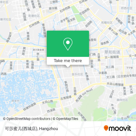 可莎蜜儿(西城店) map