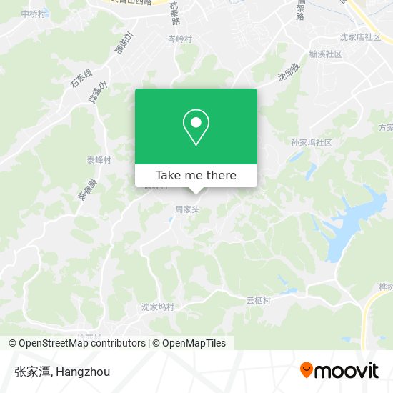 张家潭 map