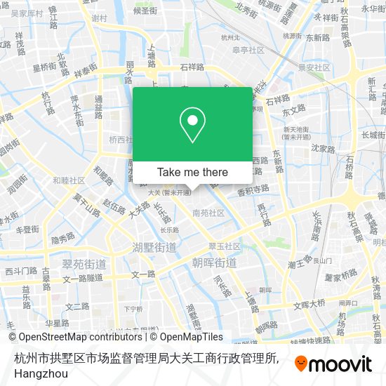 杭州市拱墅区市场监督管理局大关工商行政管理所 map