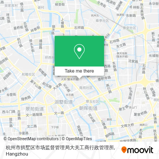 杭州市拱墅区市场监督管理局大关工商行政管理所 map