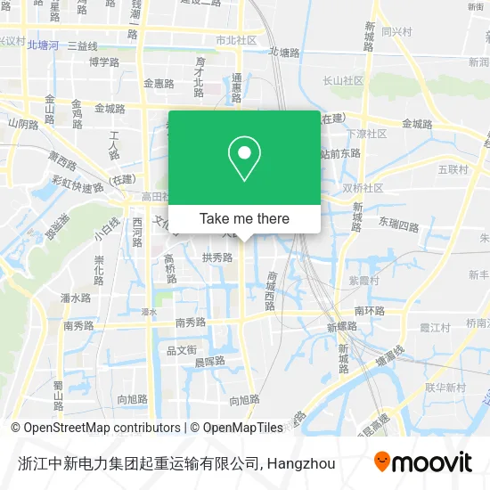 浙江中新电力集团起重运输有限公司 map
