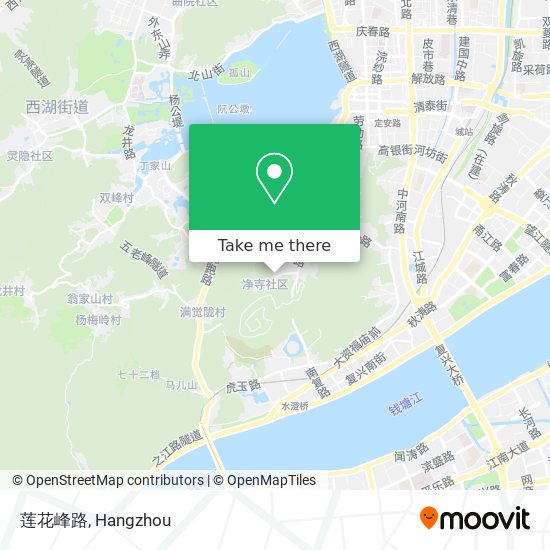 莲花峰路 map