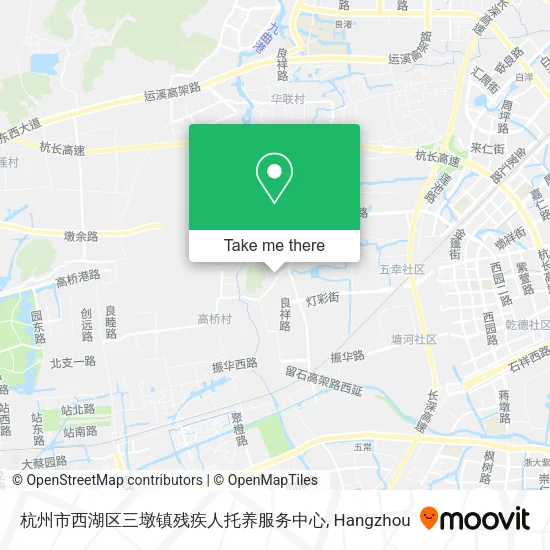 杭州市西湖区三墩镇残疾人托养服务中心 map