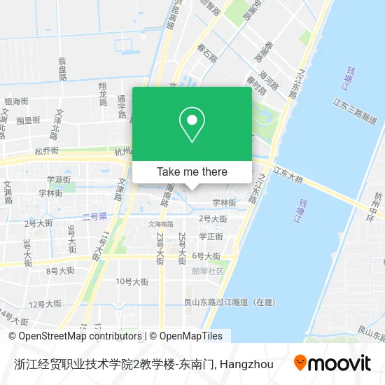 浙江经贸职业技术学院2教学楼-东南门 map