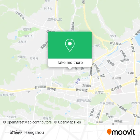 一敏冻品 map