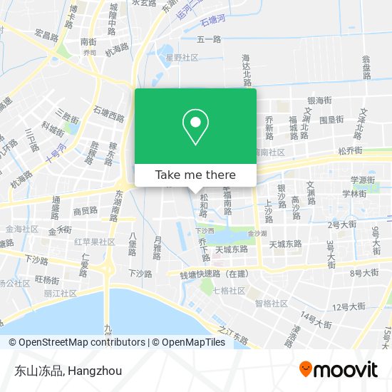 东山冻品 map