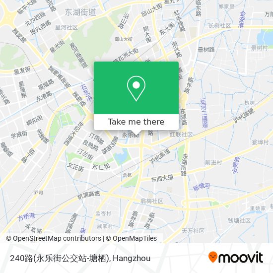240路(永乐街公交站-塘栖) map