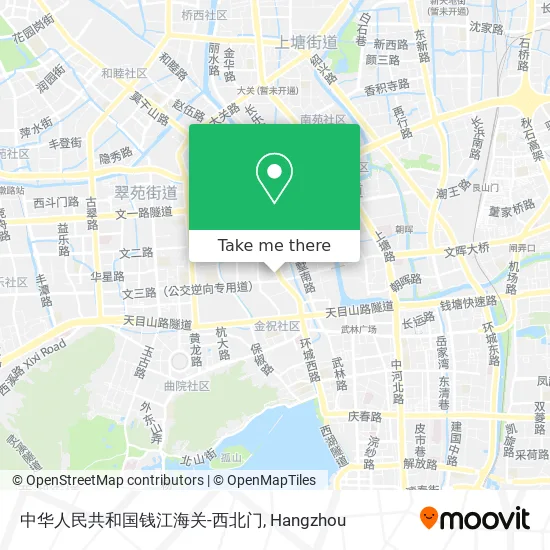 中华人民共和国钱江海关-西北门 map