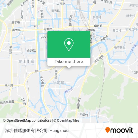 深圳佳瑶服饰有限公司 map