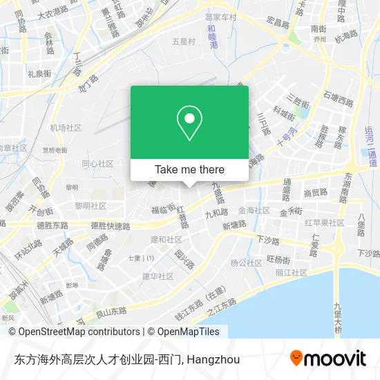 东方海外高层次人才创业园-西门 map