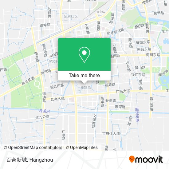 百合新城 map