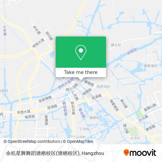 余杭星舞舞蹈塘栖校区 map