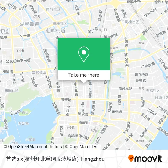 首选s.x(杭州环北丝绸服装城店) map