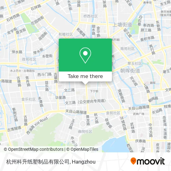 杭州科升纸塑制品有限公司 map