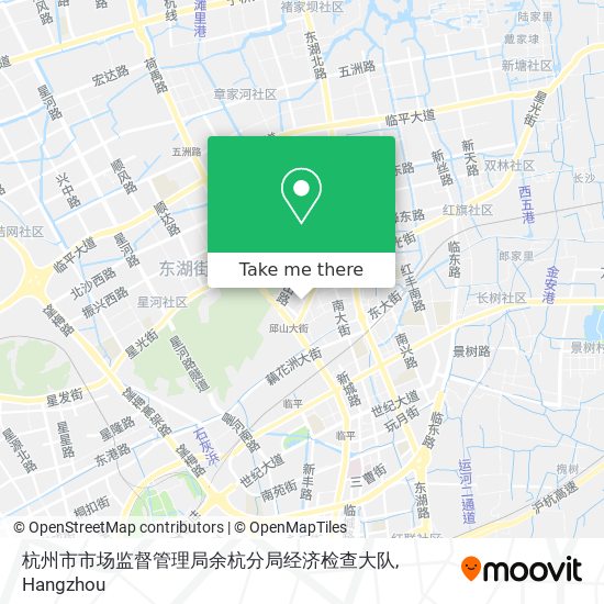 杭州市市场监督管理局余杭分局经济检查大队 map