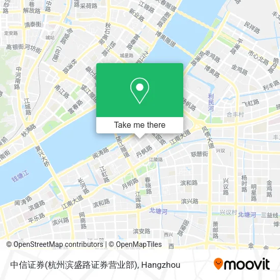 中信证券(杭州滨盛路证券营业部) map