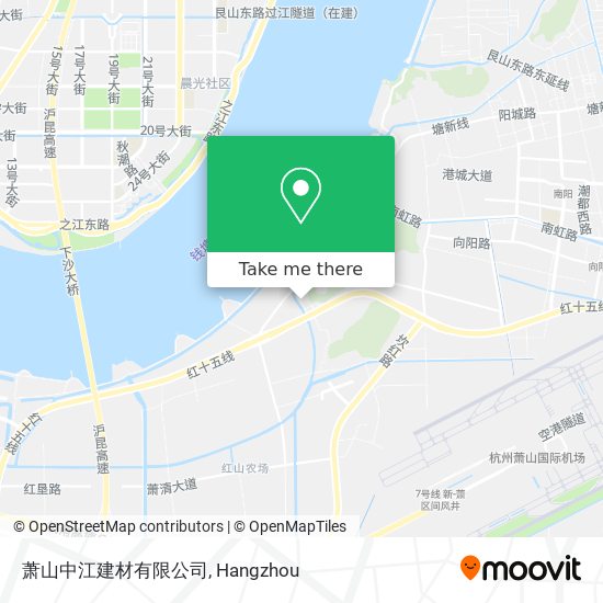 萧山中江建材有限公司 map
