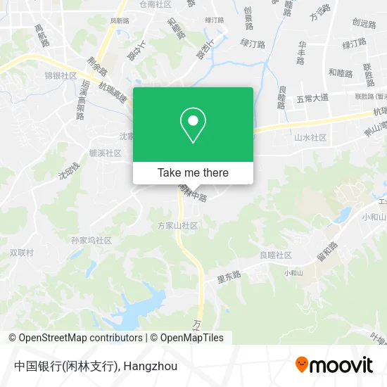 中国银行(闲林支行) map
