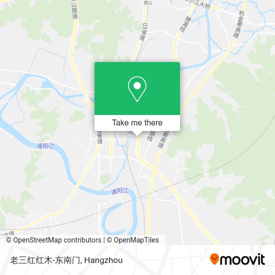 老三红红木-东南门 map