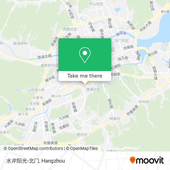 水岸阳光-北门 map